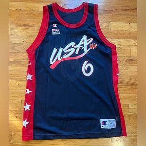 Penny Hardaway 1996 Champion Olympic Jersey - Size 48